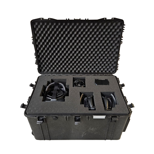 VR Flight Case with Pick and Pluck Foam (Custom Made) - Order at